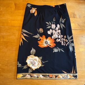 RARE Leonard Paris Silk Jersey skirt
